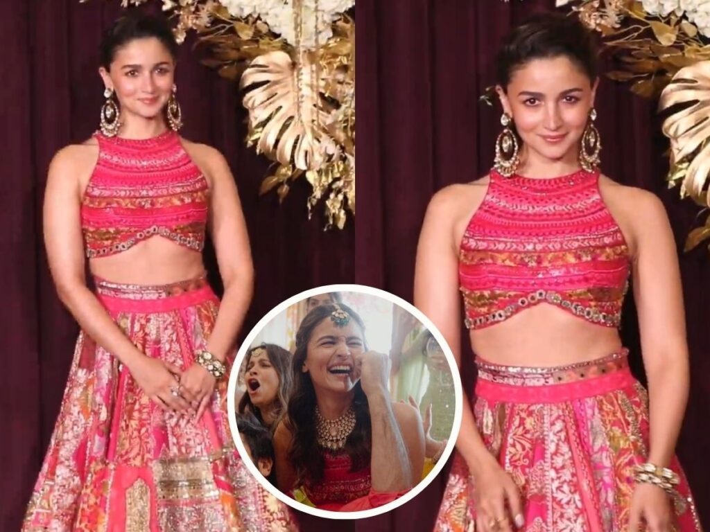 Alia Bhatt Flaunts Mehendi Outfit at Diwali Party!