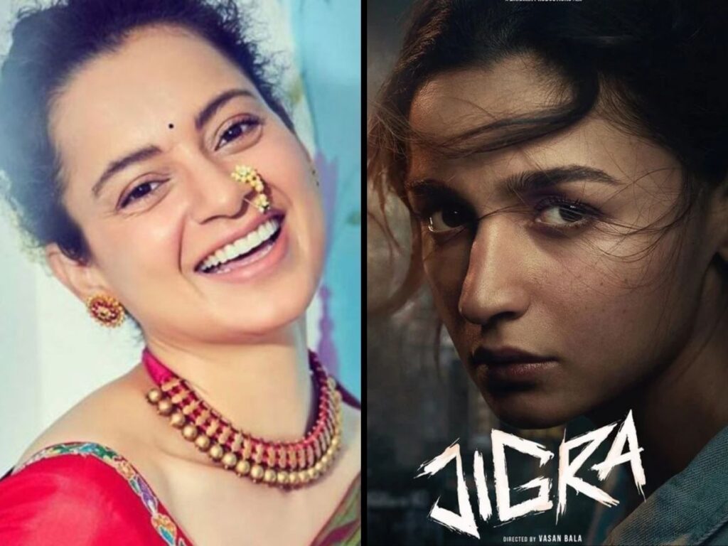 Alia Bhatt's Jigara Earns Just 4.25 Crores on Opening Day, Kangana Ranaut Takes a Shot