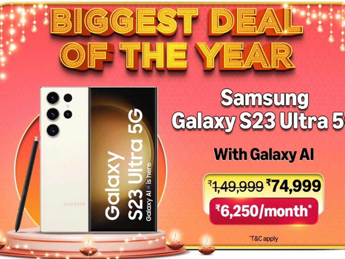 Amazon Sale: Galaxy S23 Ultra ₹50,000 off with 200MP camera