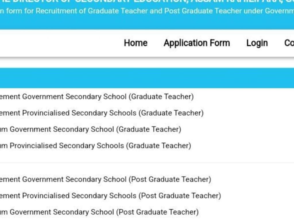 Assam Teacher Recruitment 2024: Apply for 9389 TGT and PGT Positions Now!