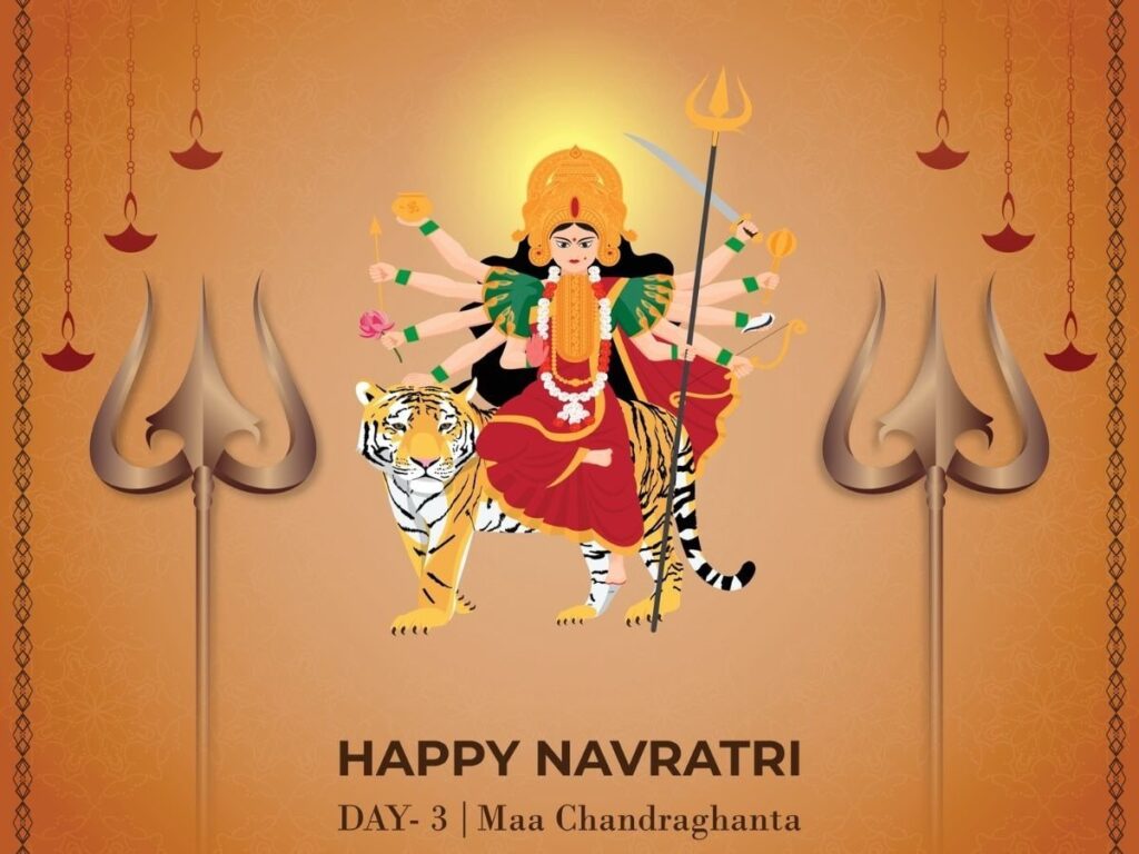 Celebrate Day 3 of Navratri with Heartfelt Wishes for Loved Ones!