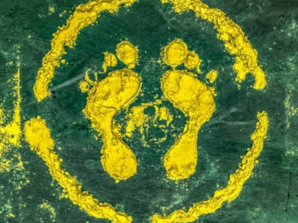 Create Beautiful Lakshmi Footprints at Your Doorstep with This Simple Trick