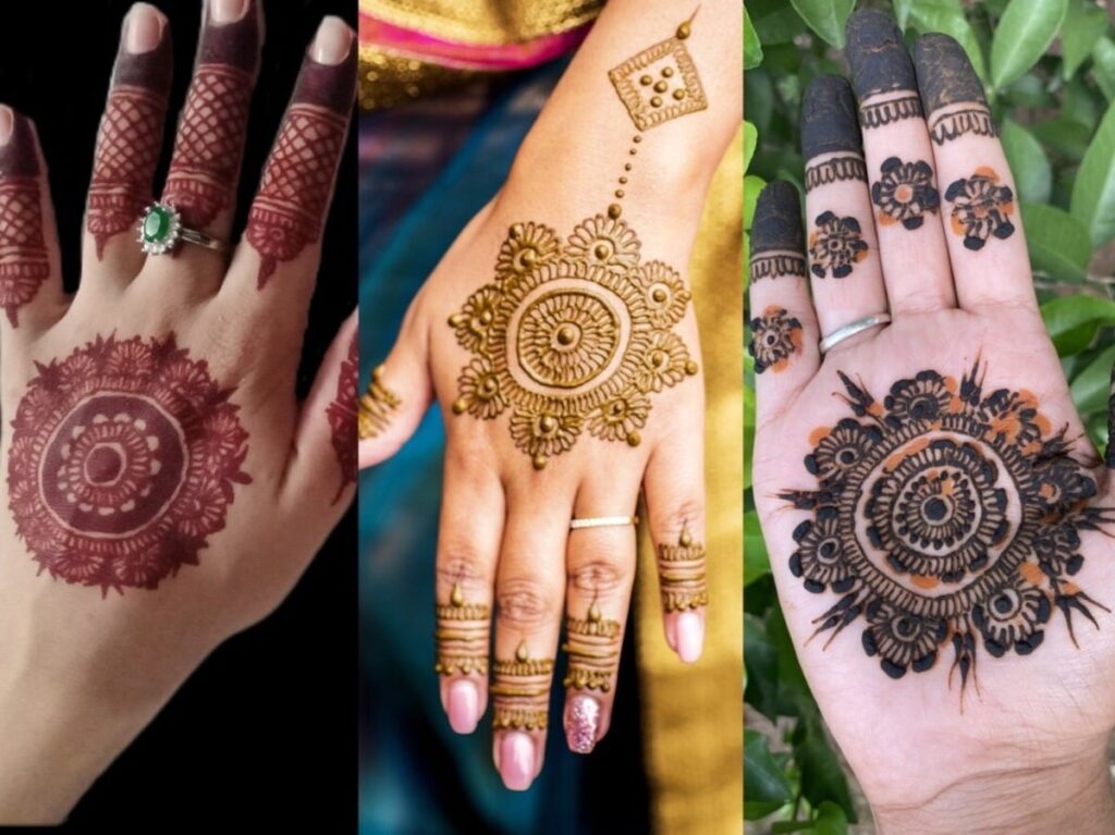 Quick Mehndi Designs with Coins and Bangles - Watch the Video Now!