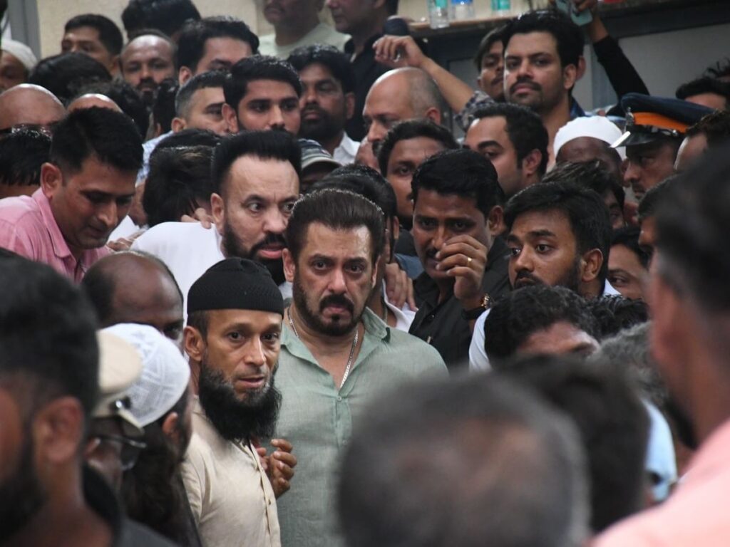 Salman Khan Pays Tribute to Baba Siddique Amidst Tight Security