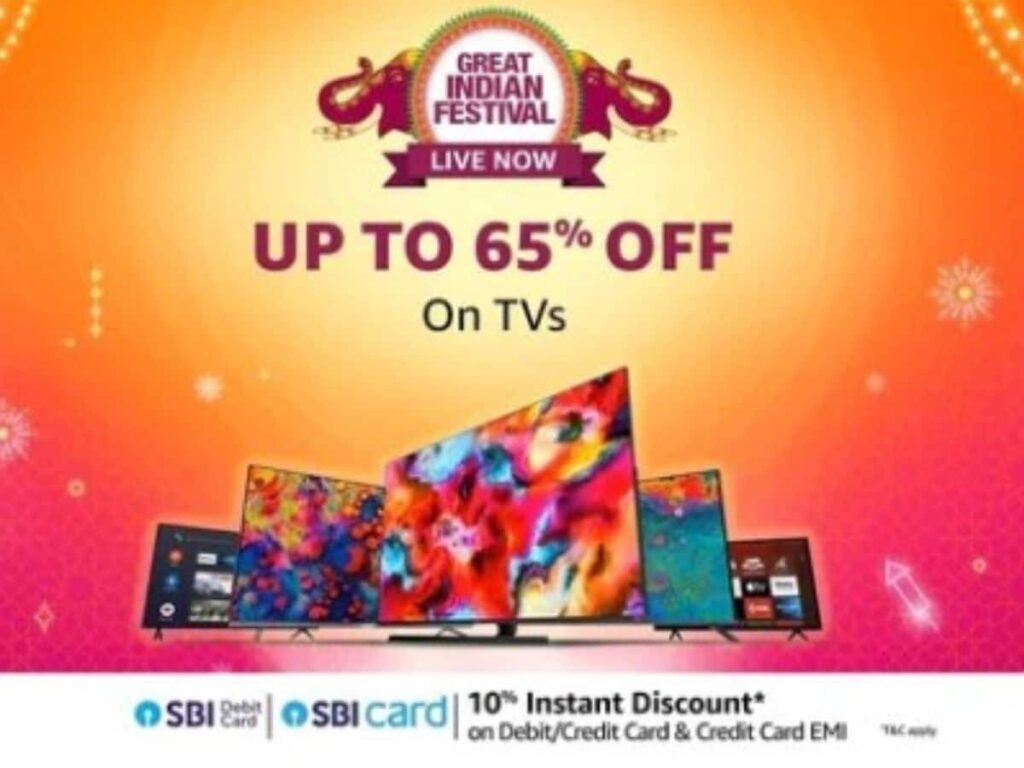 Smart TVs heavily discounted in Amazon Diwali sale's 8 PM deal, order quickly.