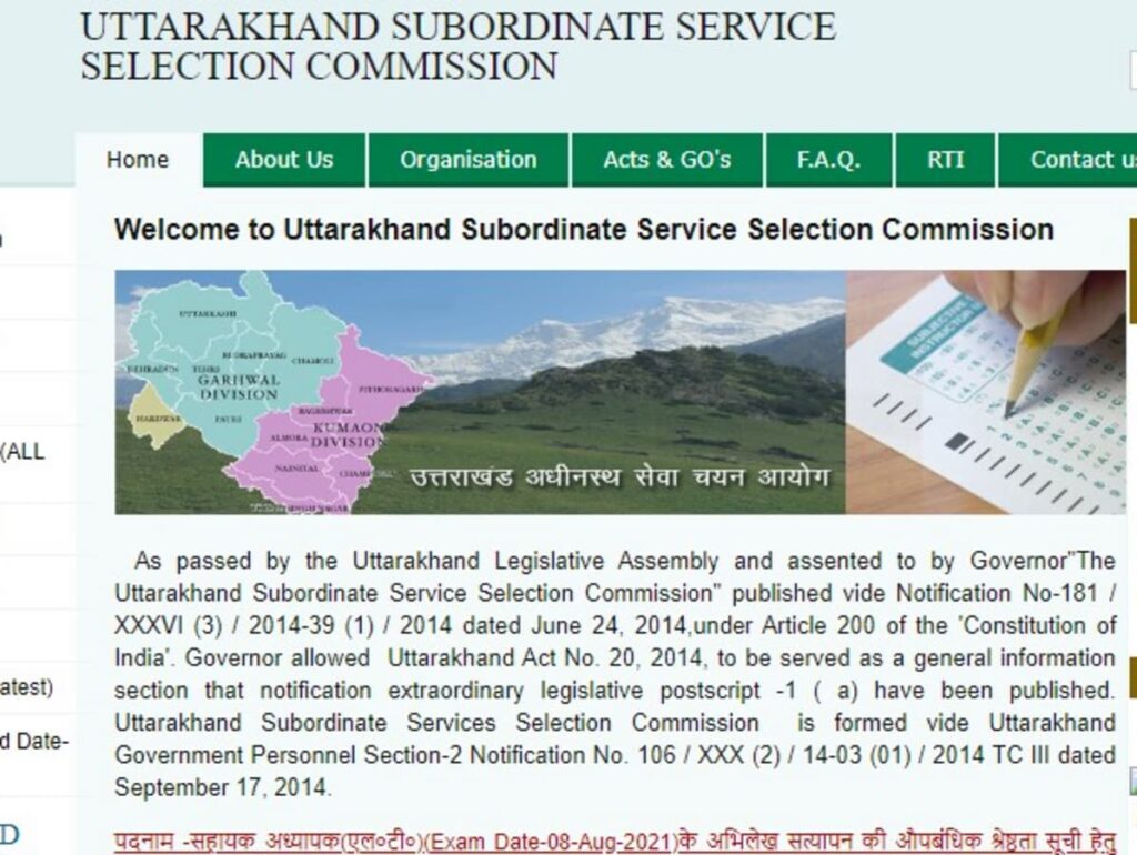 UKSSSC Recruitment: Apply for 751 Junior Assistants and Other Positions in Uttarakhand Starting October 11