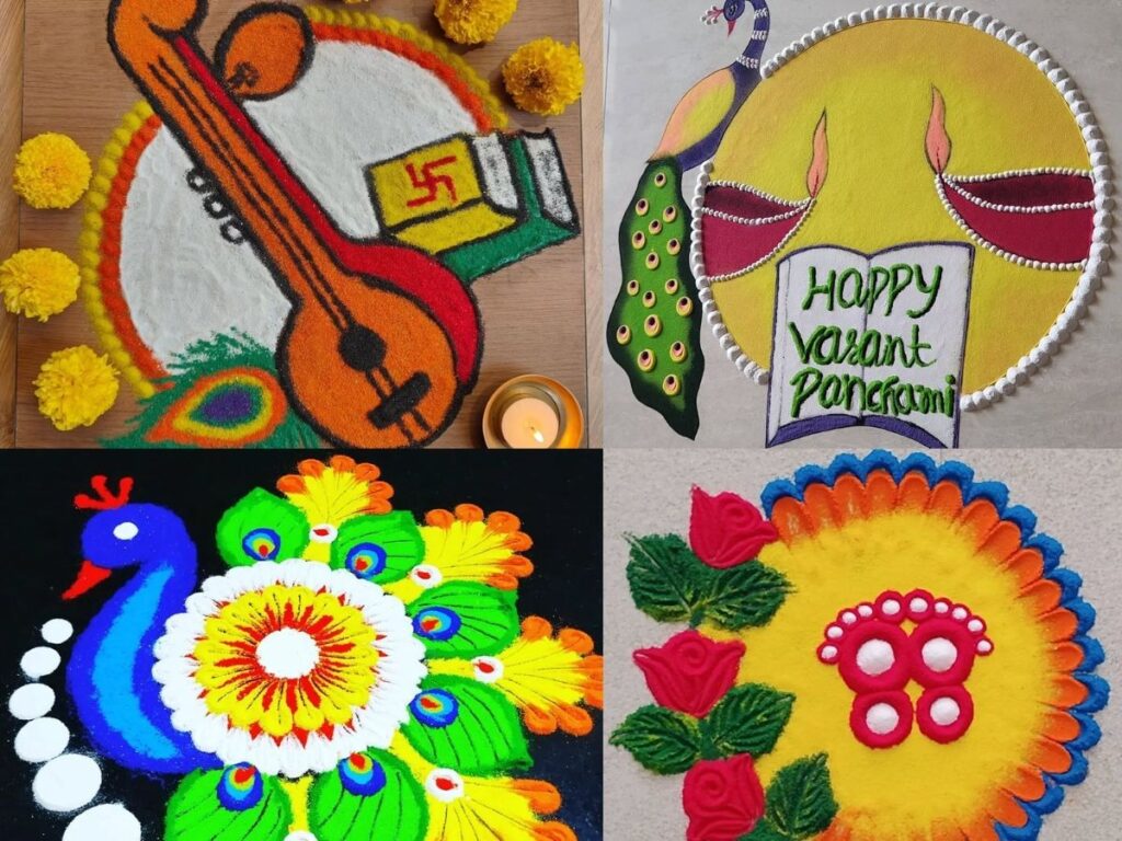 Brighten Your Home This Basant Panchami 2025 with Stunning Rangoli Designs!