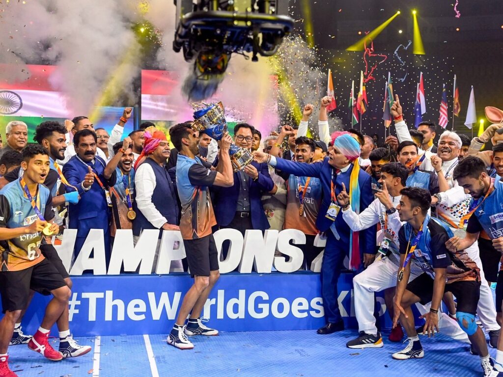 Men's Team Triumphs: Clinches Kho-Kho World Cup Title by Defeating Nepal in Finals