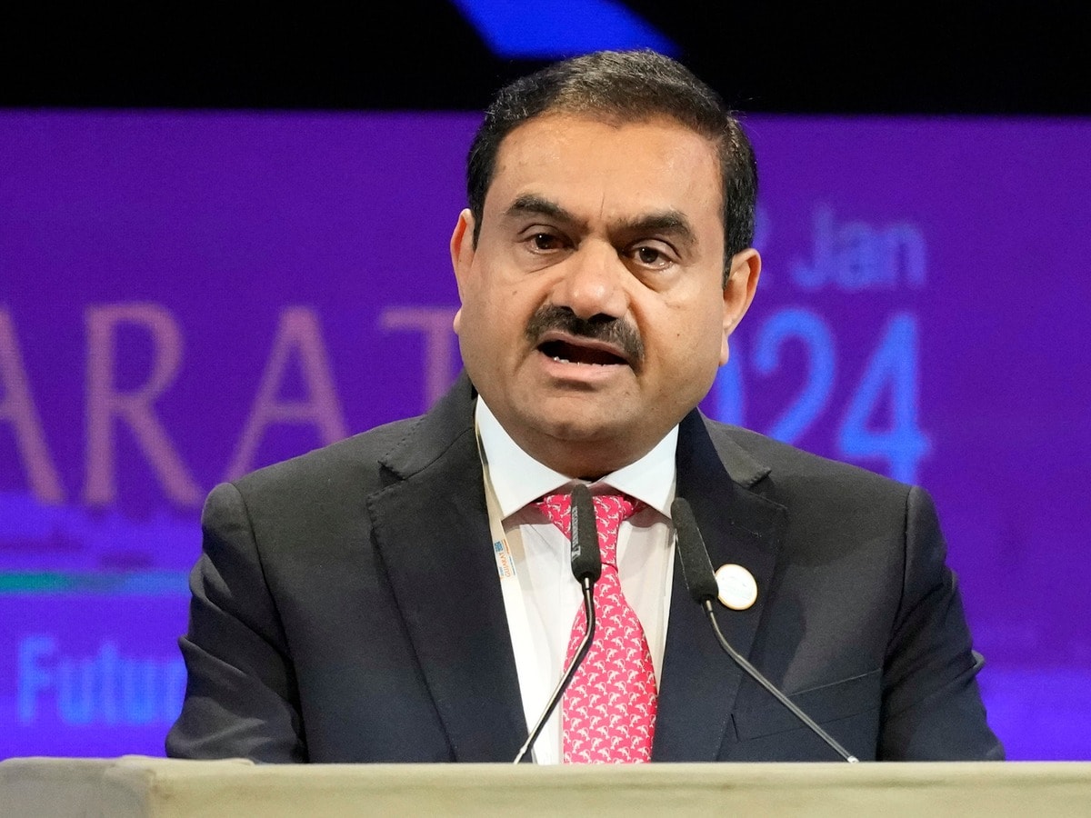 Adani company's profit rises 78% despite investors selling shares, leading to a price crash.