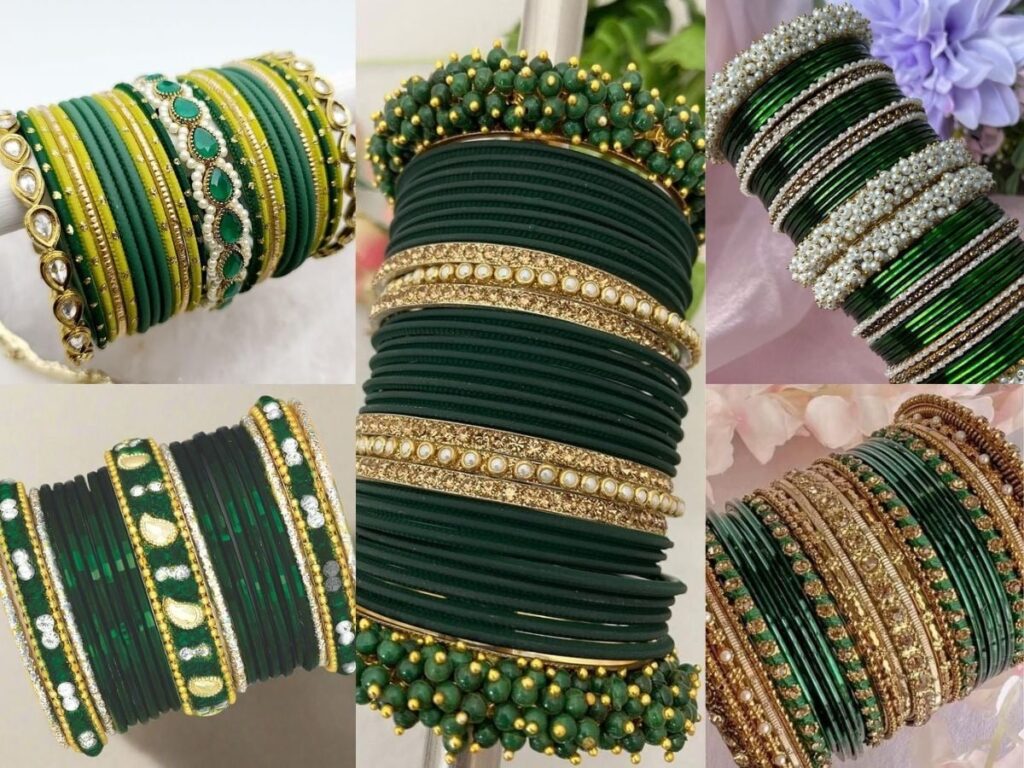 Green Bangles Perfect for Henna Hands: Check Out These Designs for Sawan!