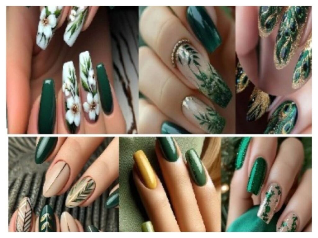 Nail Art Ideas for a Green Touch This Hariyali Teej - Beautiful Designs Without Breaking the Bank