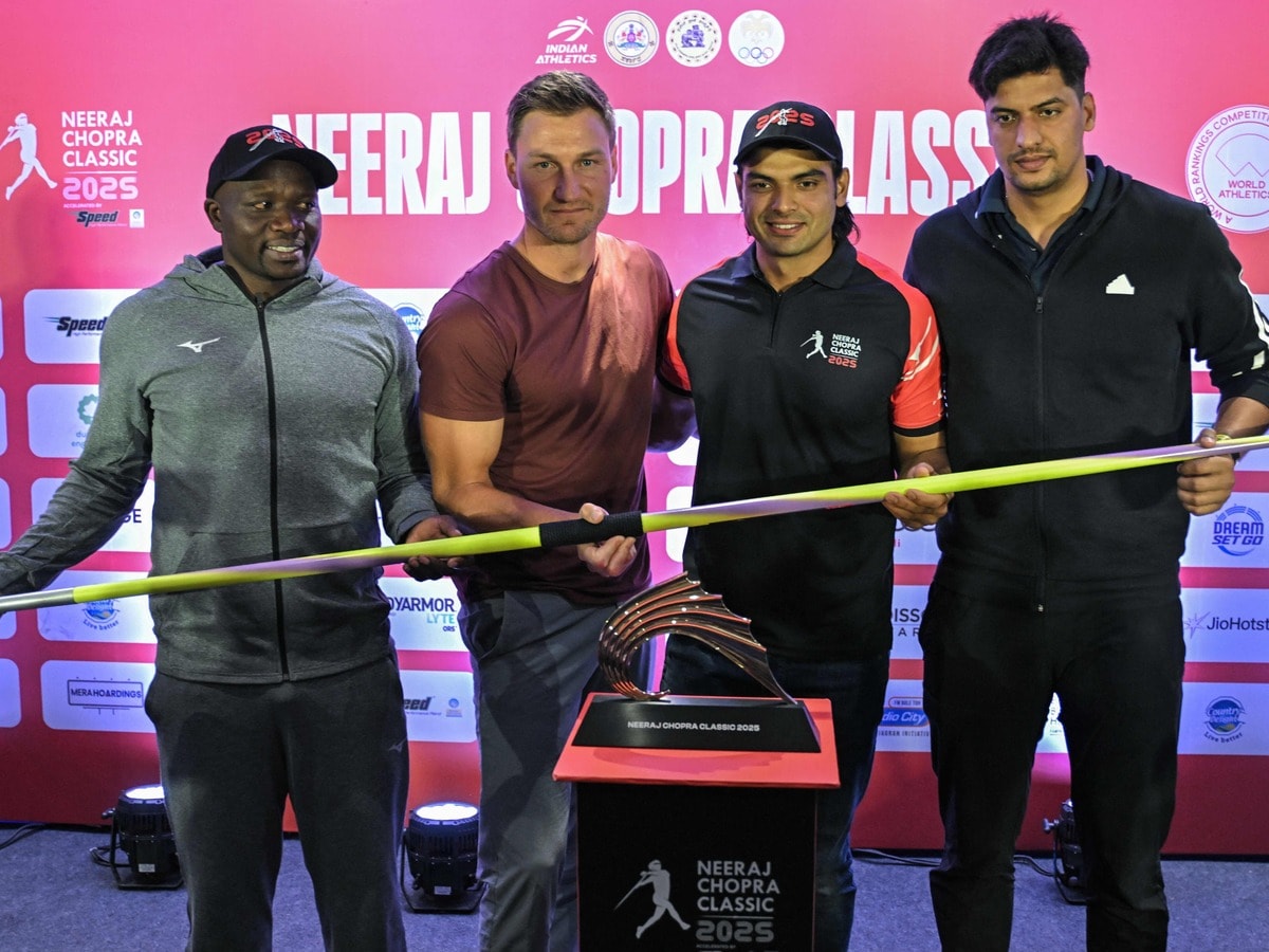 Neeraj Chopra Leads the Race for Title in Home Tournament Against Big Names
